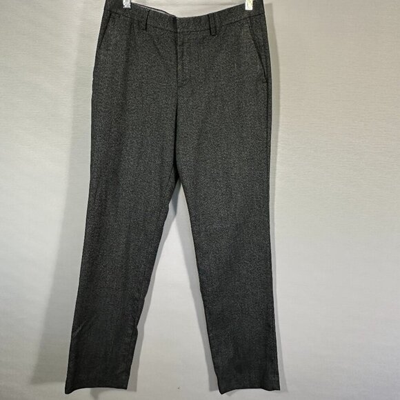 Express Pants Mens 33 Photographer Gray Stretch Flat Front Pockets Dress Pant - Picture 1 of 9